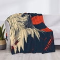 thumbnail image 3 of Naloa American Bald Eagle A Flannel Blankets - Thick and Warm Blanket for Winter, Soft Fuzzy Plush King Blanket for All Seasons40"x30", 3 of 6