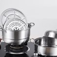 thumbnail image 4 of Food Steamer for Cooking, Stainless Steel Steamer Pot with Handles, Large Space Multi Layer Steam Pot Multipurpose Cookware with Tempered Glass Lid for Vegetables Seafood And More, 4 of 7