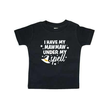 

Inktastic I Have Mawmaw Under My Spell with Cute Witch Hat Gift Baby Boy or Baby Girl T-Shirt