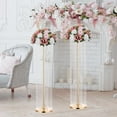 thumbnail image 5 of Artificial Wedding Flower Balls for Centerpieces 2Pcs 14.2" Large Pink Dusty Roses Fake Floral Arrangment Centerpiece for Tables, 5 of 9