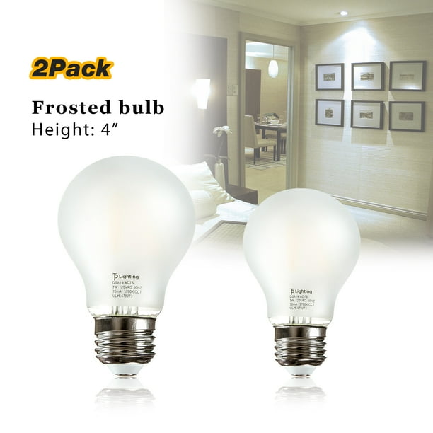 EtroLighting [2 Pack] 110130V 7W 730LM E26 LED Light Bulbs Daylight