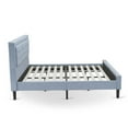 thumbnail image 6 of East West Furniture 3-piece Wood King Bedroom Set in Navy Blue/Denim Blue, 6 of 8