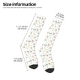 thumbnail image 2 of Pofeuu Cartoon House Print Stockings, Adult Running Hiking Socks for Youth and Adult, 2 of 6