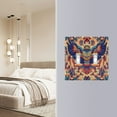 thumbnail image 4 of Yayeee Toggle Light Switch Wall Plate 3-Gang 6.37"x4.48" Decorative Outlet Cover, Colorful Abstract Eagle, 4 of 7