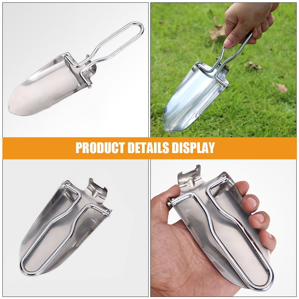 2 Pcs Mini Pelle De Jardin Pliante Mini Pelle De Camping Portable En
