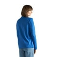 thumbnail image 4 of Turtle Bay New York Women's Relaxed fit Long Sleeved Turtleneck Top, 4 of 5