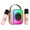 Pink, variant on Karaoke Machine,Bt Kids And Led Portable Party Mics And Led With 2 Mics Kids And With 2 Mics And L7 Bt Kids