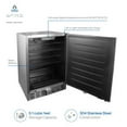 thumbnail image 6 of Spire 5.1 Cu Ft Built-In Refrigerator, Stainless Steel, Temp Control, 4 Shelves, Reversible Door, Indoor/Outdoor Use, Model 850-0009, 6 of 6
