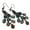 A, variant on Opvise Earrings Bohemian Style Vintage Jewelry Peacock Dangle Hook Earrings for Party