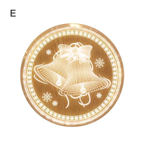 Farfi Decoration lantern Battery Drive Cartoon printed cortina festival lantern Wall Christmas lantern
