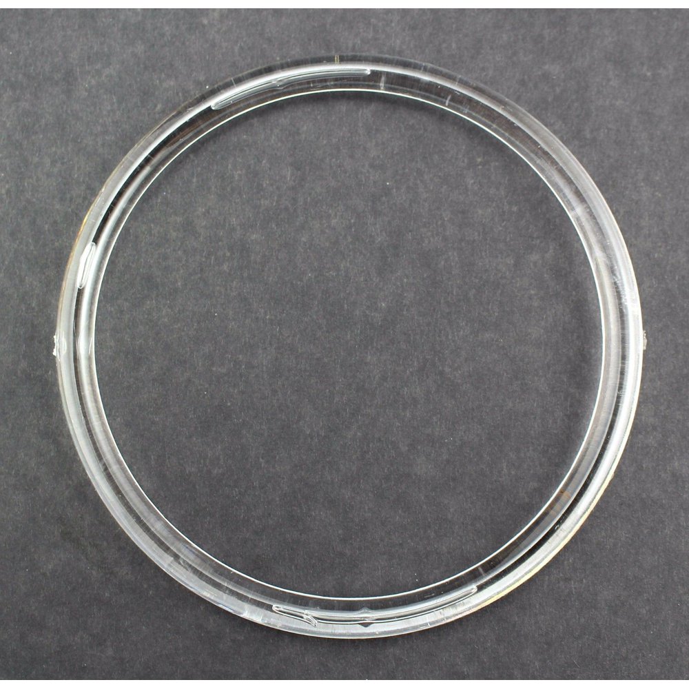 5" clear plastic rings 12 pieces