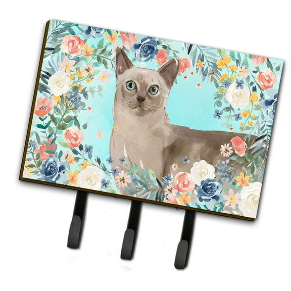 Tonkinese Spring Flowers Leash or Key Holder