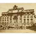 thumbnail image 3 of Brogi, Giacomo 23x20 Black Modern Framed Museum Art Print Titled - The Trevi Fountain, 3 of 5