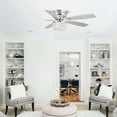 thumbnail image 4 of Parrot Uncle Ceiling Fan with Lights and Remote 52 inch Ceiling Fan with 5 Blades and Lights 2 Bulbs not Included, Chrome, 4 of 11