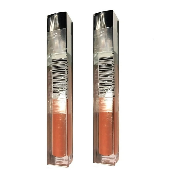 Maybelline New York Color High Shine Lip Gloss in Coral Heat 280, Pack