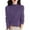 Purple, variant on Clearance! Hontri Women's Semi Turtleneck Sweater Long Sleeve Solid Color Pullover with A Base Shirt Autumn And Winter Warm Loose Sweater Women's Pullover Sweater Purple L