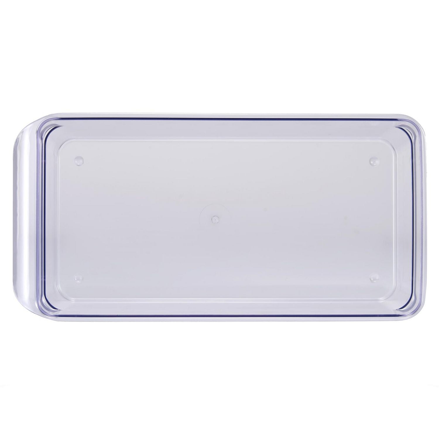 Mainstays Small Fridge Organizer, Clear Fridge Storage Bin - Small
