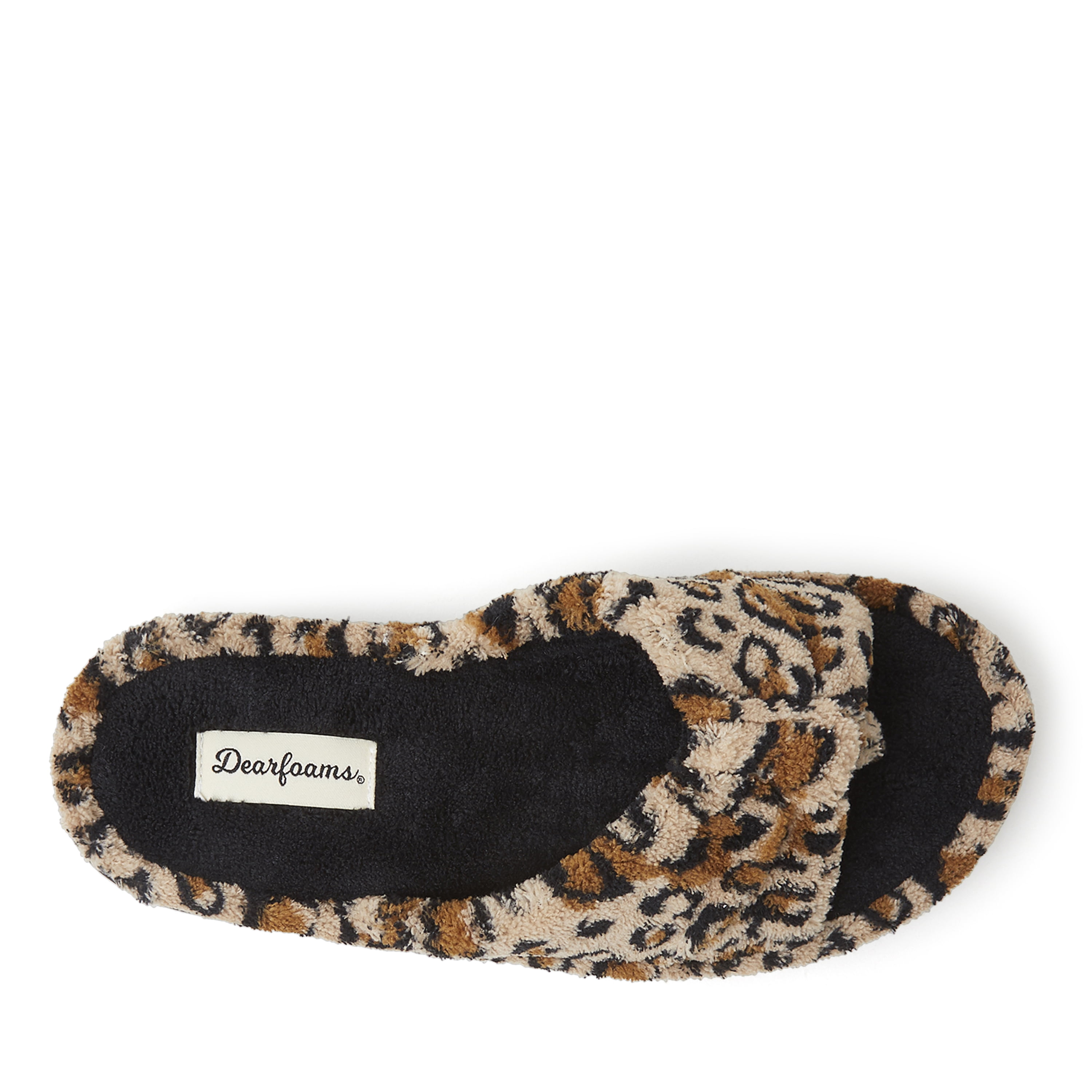 Dearfoam terry best sale thong slippers