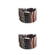 thumbnail image 1 of Qarigey Diademas Diademas florales bohemias Bandana elástica de ala ancha Ejercicio Niñas Jogging Tenis Correr Yoga Tipo 30 tipo 30 2piezas Qarigey CBP460311, 1 of 6