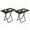 Black, variant on LENLN Folding Portable Table, Folding TV Tray Table, Compact Foldable Dining Table 26in Height - Lightweight Easy-Store Table for Small Spaces & Parties