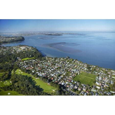 Titirangi Golf Course, Green Bay, and Manukau Harbour, Auckland, North Island, New Zealand Print Wall Art By David
