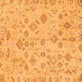 thumbnail image 1 of Ahgly Company Indoor Square Oriental Orange Traditional Area Rugs, 4' Square, 1 of 4