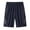 Dark Blue, variant on Sports Mens Shorts Shorts Solid Elastic Waist Shorts Mens Jean Cargo Shorts L