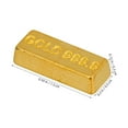 thumbnail image 2 of SWETRACE 10Pcs Mini Fake Gold Bar Golden Rectangular Alloy for Collectors and Hobbyists, 2 of 8