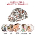 thumbnail image 6 of KLL Paisley Floral Pattern Shower Cap & Bath Cap for Women,Reversible Oversized Waterproof Shower Caps for all Hair Lengths,Elastic Reusable Bathing Hair Cap, 6 of 6