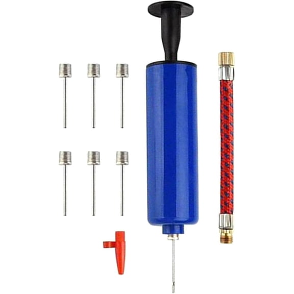 Pekkaxy Bicycle Pump,Bike Accessories, Lightweight Sports Ball Pump Kits Portable Inflator Hand airs Ball Pump for Basketball, Football, Volleyball, Balloon