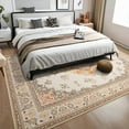 thumbnail image 3 of TWINNIS Area Rug for Living Room Persian Rug Vintage Boho Carpet for Bedroom,Tan,5'x7', 3 of 7