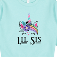 thumbnail image 3 of Inktastic Little Sister Unicorn Lil Sis Toddler Sweatshirt, 3 of 4