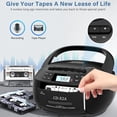 thumbnail image 4 of Guardoinrt Lecteur Cd Portable avec Radio AM/FM Bluetooth Lecture Polyvalente avec Ces Options Durables Lecteurs Cd pour la Maison durable, 4 of 6