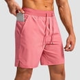thumbnail image 2 of ASEIDFNSA Mens Quick Dry Shorts Solid Running Workout Shorts Outdoor Summer Shorts with Pockets, 2 of 4