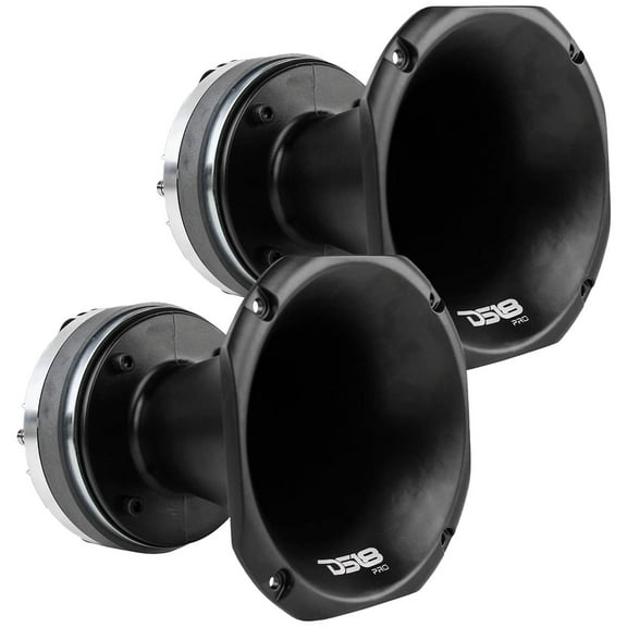 2 Pack DS18 2" Compression Drivers With Aluminum Horn 8 Ohm 150 Watts RMS 450W Max Pair