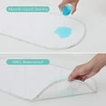 thumbnail image 6 of 6 large-sized waterproof diaper pads, with a thickened design, measuring 24 inches by 12 inches. They are washable and reusable. Made of pure cotton flannel, these diaper changing pads are leak-proof, 6 of 6