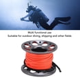 thumbnail image 4 of Aluminum Fishing Line Reel, Diving Spool, Diving Reel, Aluminum Marker Line Deployment with Stainless Steel Double Hook for Outdoor Boating Marine Operations, 4 of 7