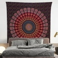 thumbnail image 2 of Gojian Handmade Indian hippie Bohemian Psychedelic Peacock Mandala Wall hanging College Dorm Beach Throws Table Cloth Bedding Tapestry, 2 of 6