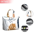 thumbnail image 2 of Orange Boho Abstract and Plant Pattern Travel Tote Bags for Women Carry On,Large Weekender Bags for Women Travel,Multi Functional Duffle Bag for Work,Shopping,Sports, 2 of 5