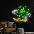 thumbnail image 4 of Craftnamesign Clover Leaf Neon Sign,Skate Shop Decor,St. Patrick Day Decor, 4 of 4
