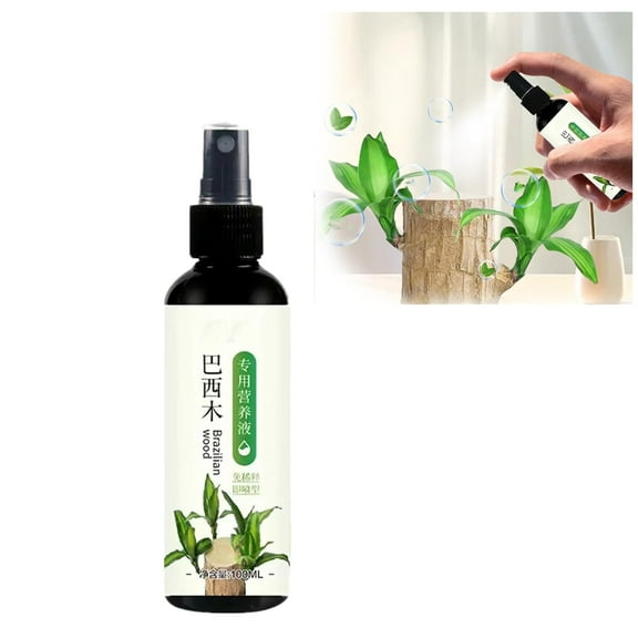 Brazilian Wood Plant Food,Hydroponic Brazilian Wood Nutrient Solution, Lucky Bamboo & Brazilian Wood Liquid Fertilizer, Brazilian Wood Flowering Special Nutrient Solution for Indoor Plants,1PCS