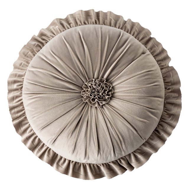 CSChome Seat Pillow Super Soft Elastic Seat Pillow: Comfortable Touch Full Filling Decorative Round Office Nap Back Support