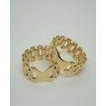 thumbnail image 3 of 10K Yellow Gold Rectangular Brick Ring, 3 of 4