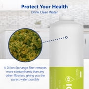 Express Water – Deionization Water Filter Replacement 2 Pack – DI Mixed Bed Purifier – 10 inch – Under Sink and Reverse Osmosis System