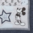 thumbnail image 3 of Disney Mickey Mouse 3-Piece Crib Bedding Set, Crib, Blue, Timeless Mickey Collection, 3 of 8