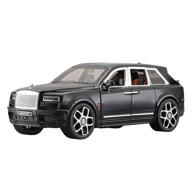 Simulación 1:20 Rolls # Royce Culinan BB edición paraguas coche en miniatura de aleación decoración niño coche de juguete