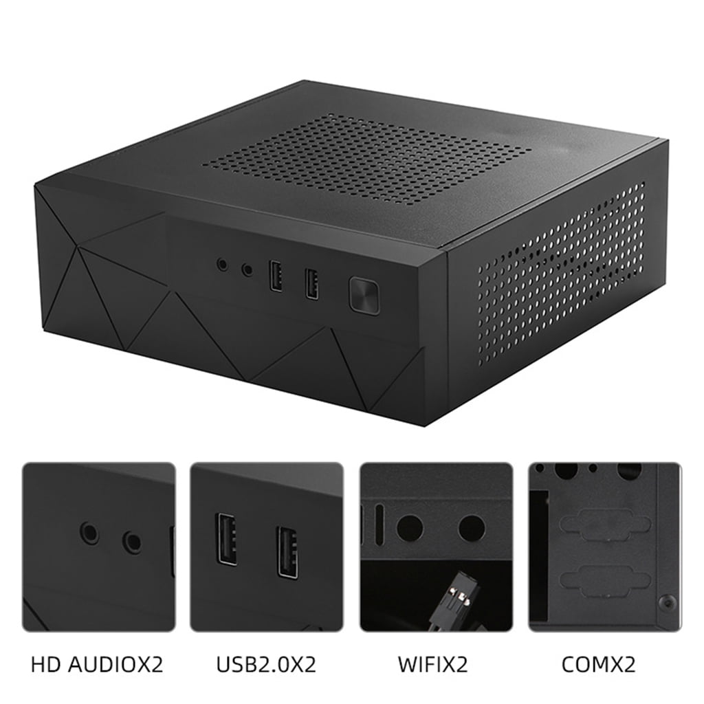 Zeiwohndc JX01 SECC Mini ITX HTPC Chassis Game Computer for Case Box Desktop PC Enclosure