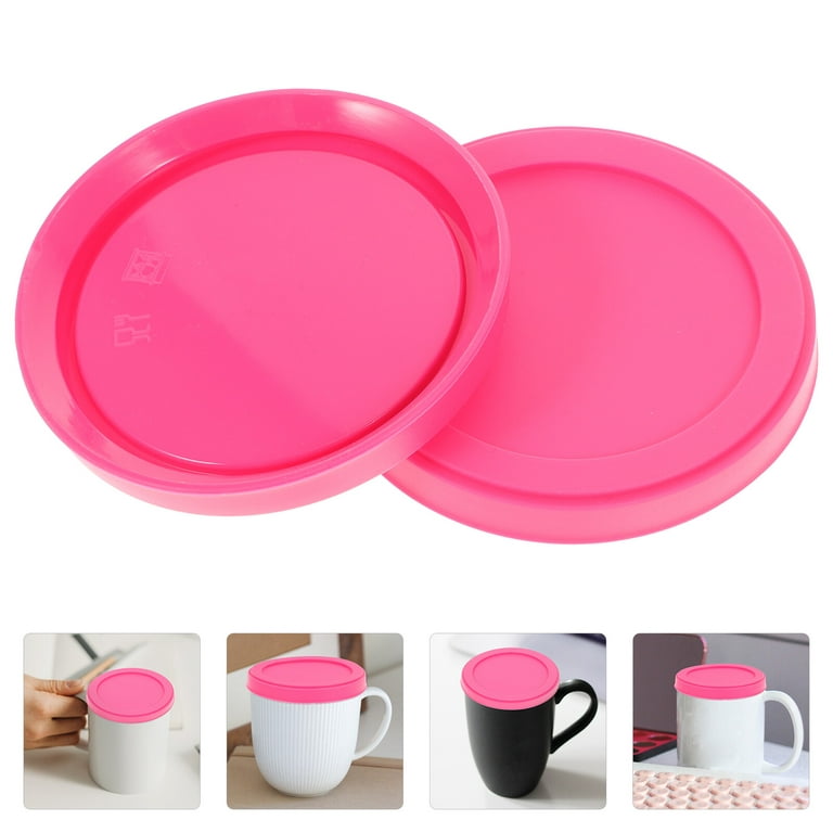 Flexible Silicone Cup Lid Leakproof Mugs Lids Reusable Drink Cup