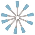 thumbnail image 4 of Juego de 10 brocas para pulido dental de baja velocidad, forma de copa, color azul, 4 of 14
