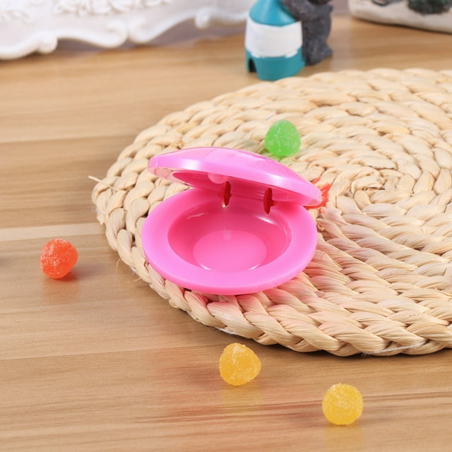 UPGRATOR Percussion Plastic Castanets for Kids Cute Design Early Education Music Perception Training 1Pcs
